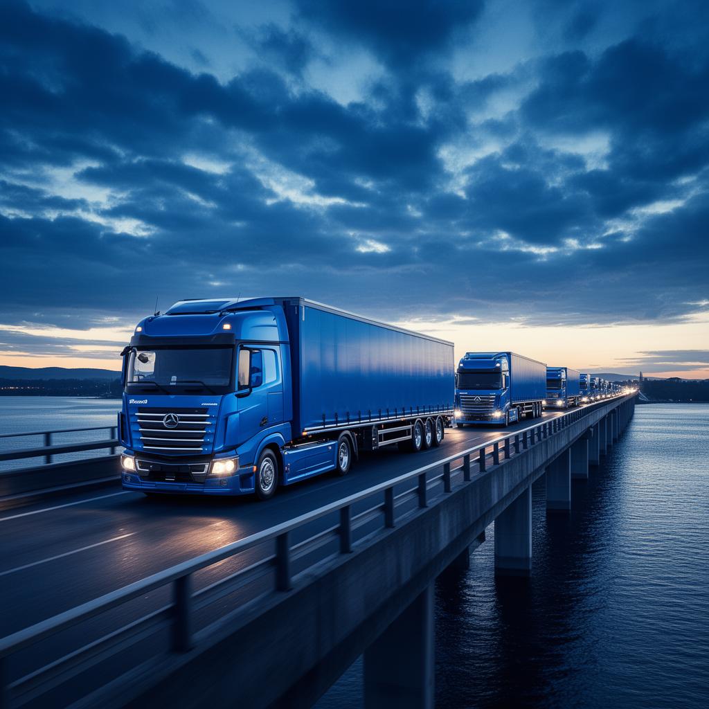 Blueline Quote freight broker website template preview